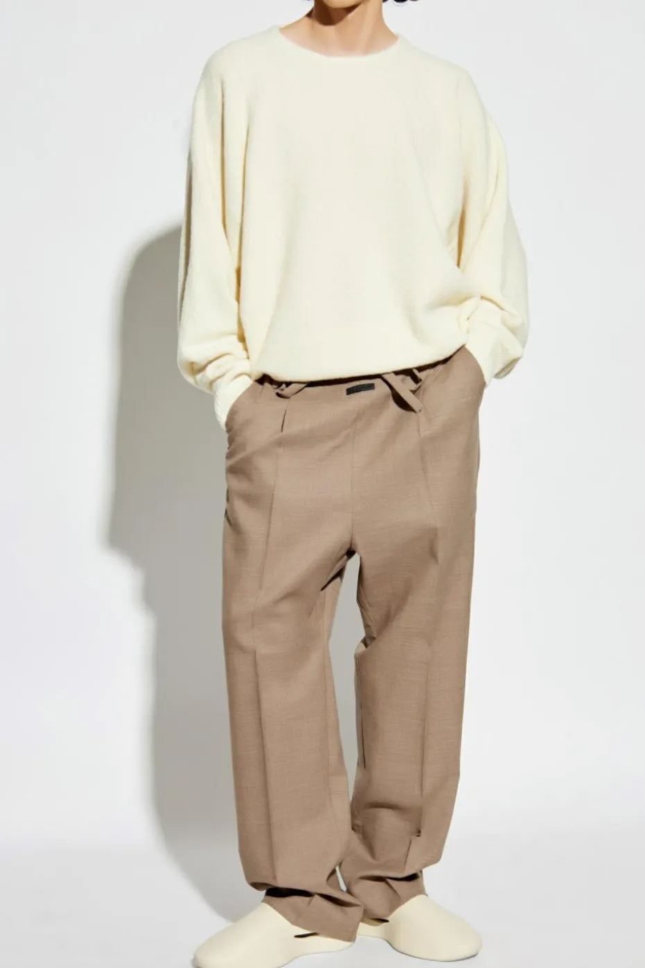 Fear Of God beige Wool trousers