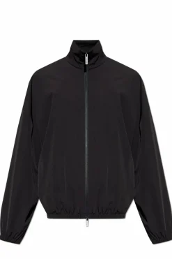 Fear Of God BLACK Jacket with stand-up collar