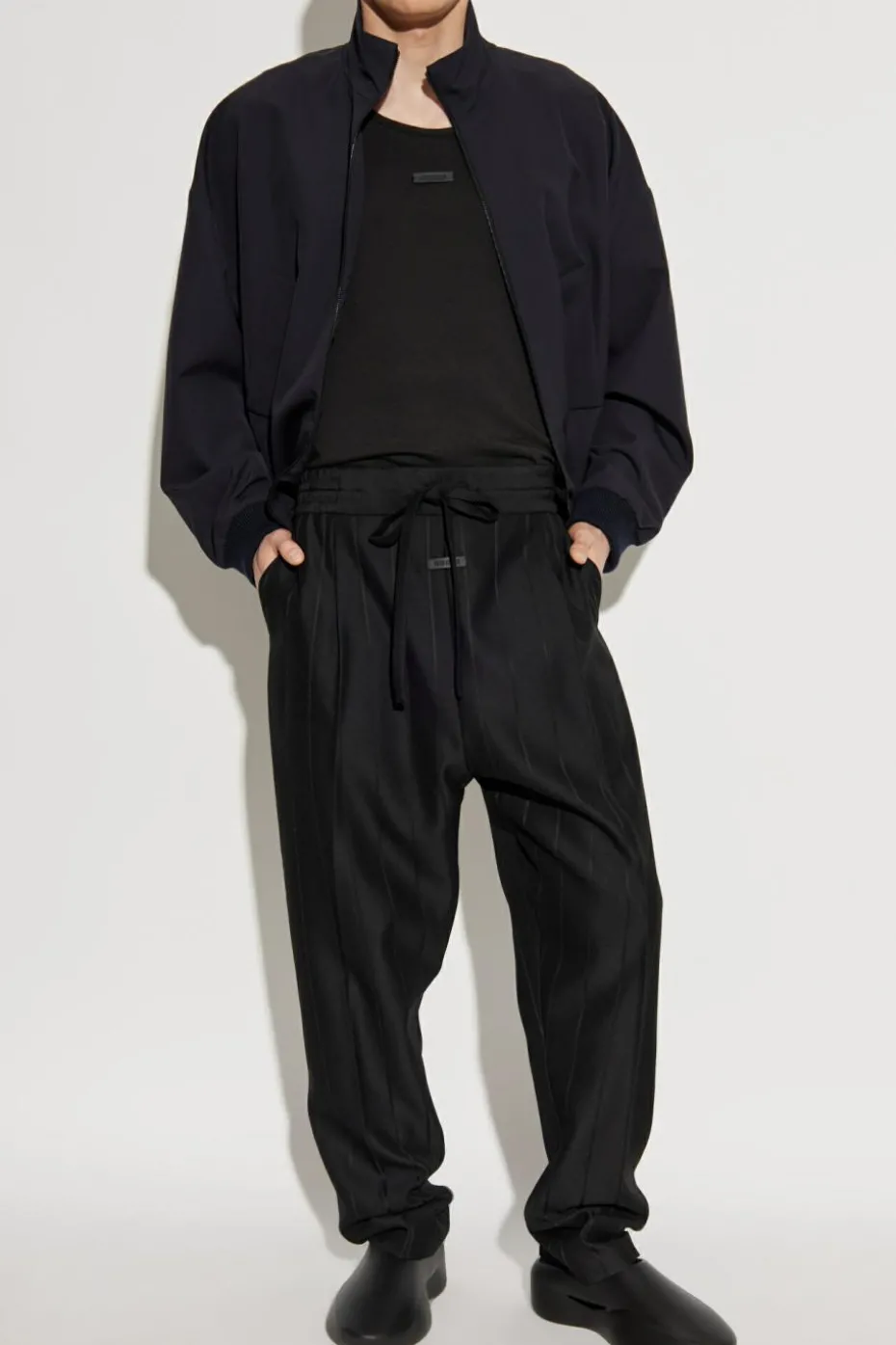 Fear Of God BLACK Pants with wool finish