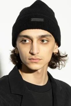 Fear Of God BLACK Wool beanie