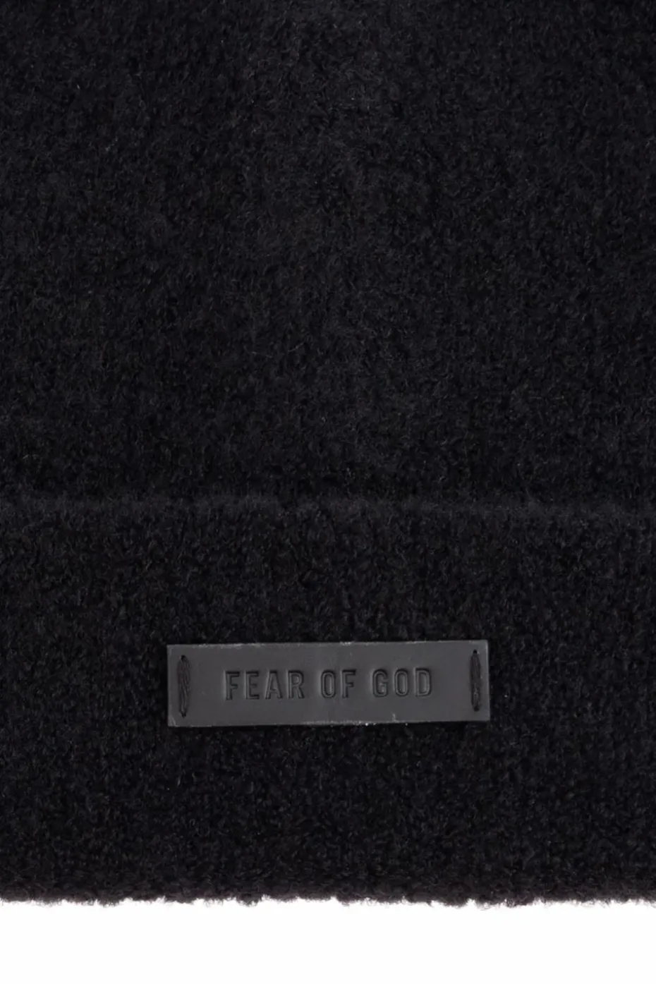 Fear Of God BLACK Wool beanie