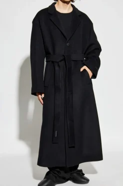 Fear Of God BLACK Wool coat
