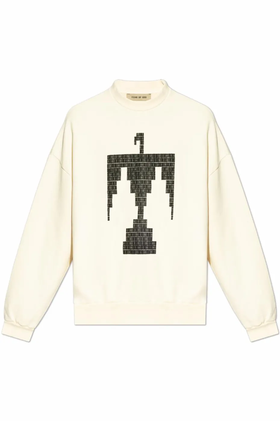 Fear Of God cream Printed sweatshirt