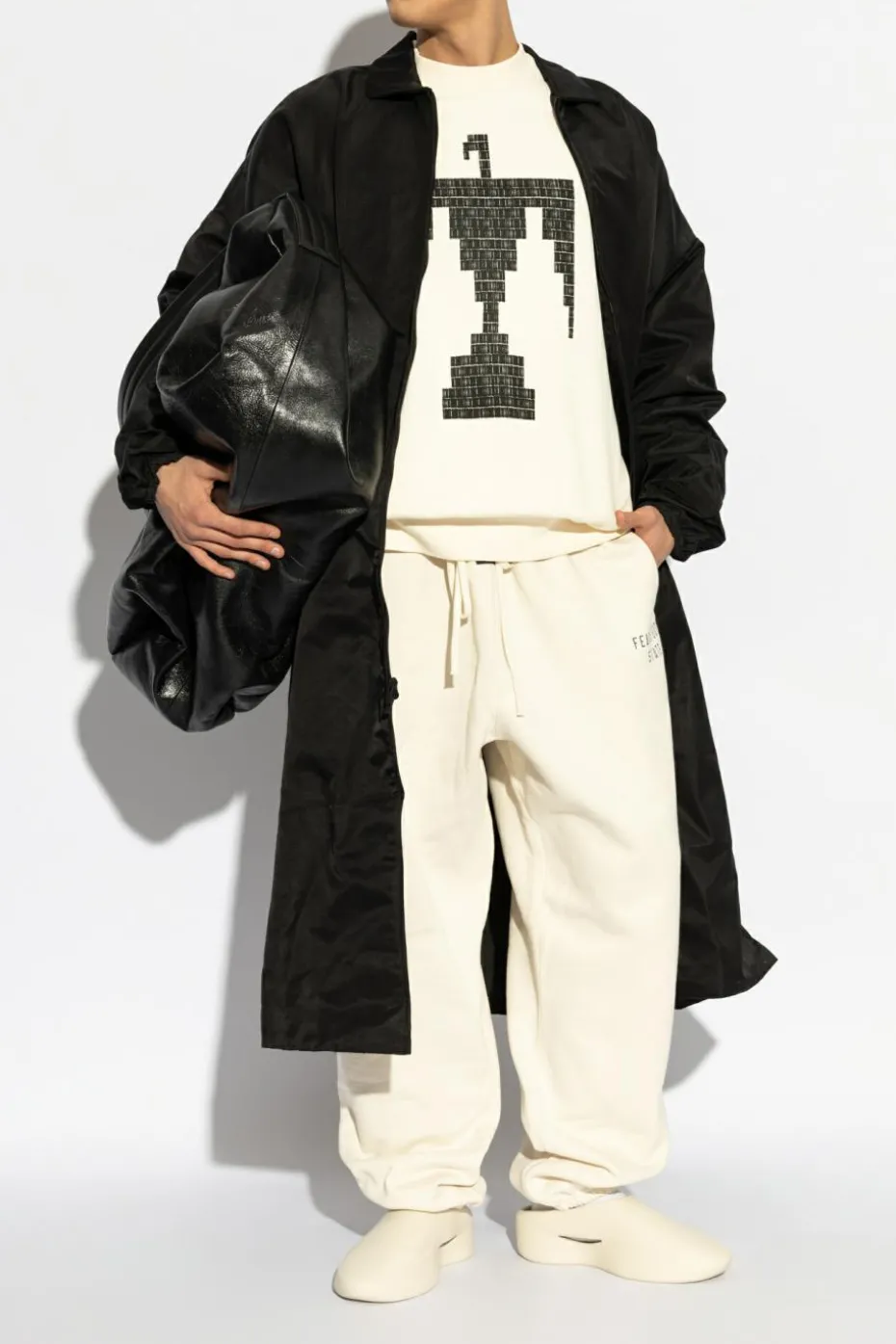 Fear Of God cream Printed sweatshirt