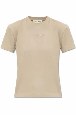 Fear Of God Essentials beige T-shirt with logo