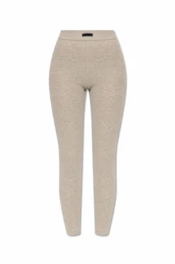 Fear Of God Essentials beige Knit leggings