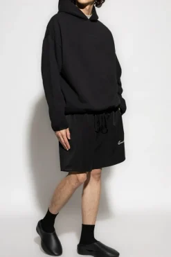 Fear Of God Essentials BLACK Logo shorts