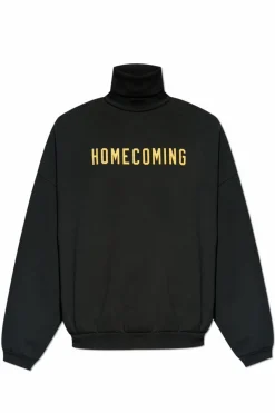 Fear Of God Essentials BLACK Printed sweatshirt