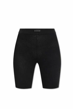 Fear Of God Essentials BLACK Logo Shorts