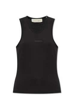 Fear Of God Essentials BLACK T-shirt with logo