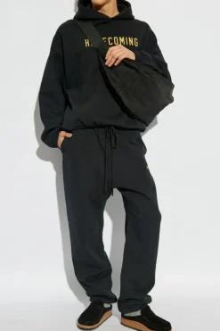 Fear Of God Essentials BLACK Printed sweatshirt