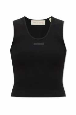 Fear Of God Essentials BLACK T-shirt with logo