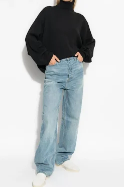 Fear Of God Essentials BLUE Jeans with logo