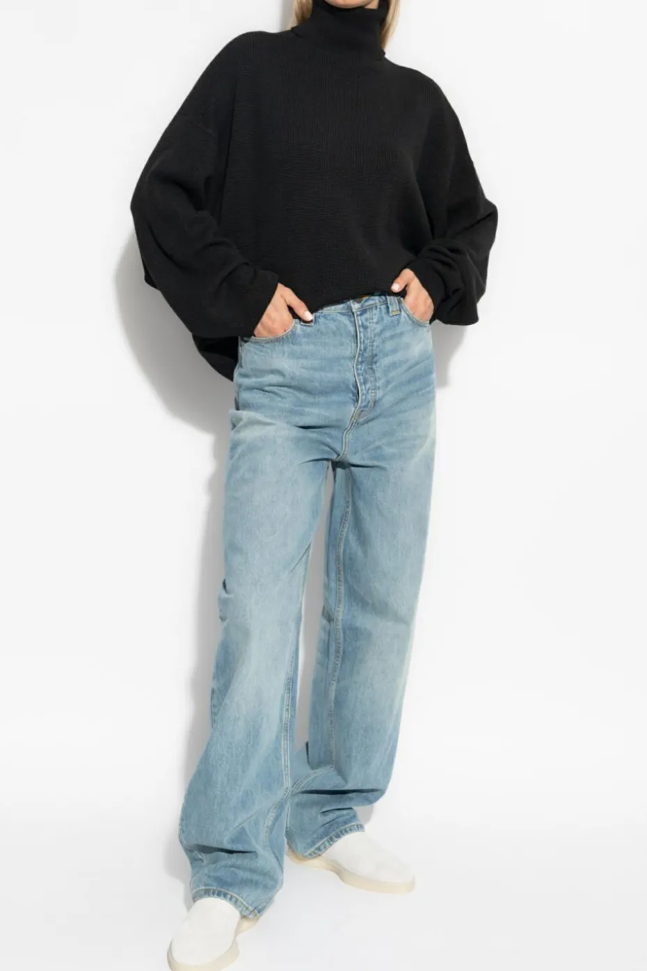 Fear Of God Essentials BLUE Jeans with logo