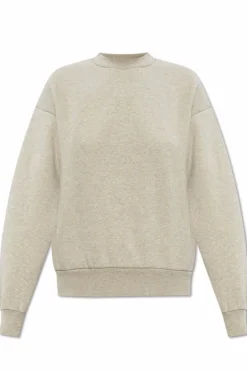 Fear Of God Essentials GREY Sweatshirt with a short stand-up collar
