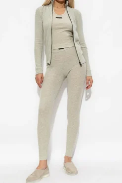 Fear Of God Essentials GREY Knit leggings