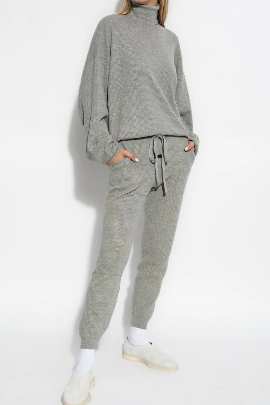 Fear Of God Essentials GREY Golf with logo