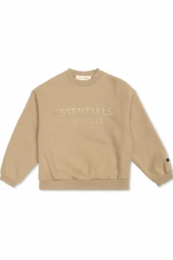 Fear Of God Essentials Kids beige Sweatshirt with logo
