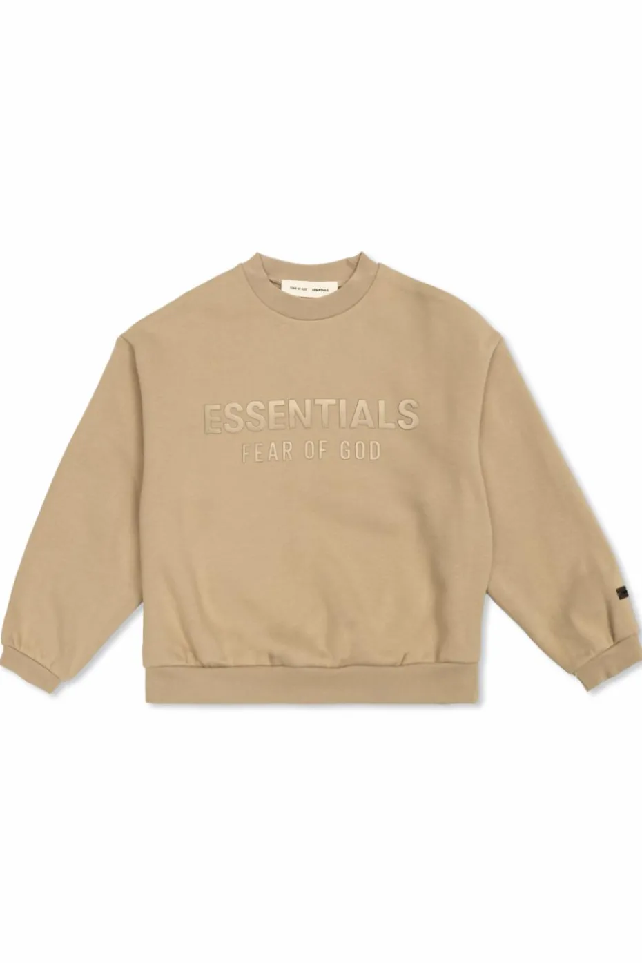 Fear Of God Essentials Kids beige Sweatshirt with logo