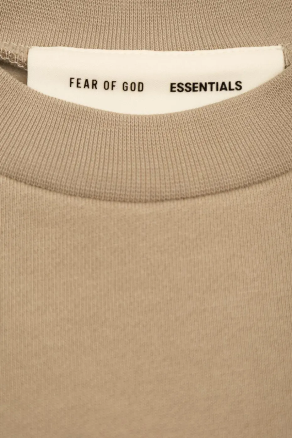 Fear Of God Essentials Kids beige Sweatshirt with logo