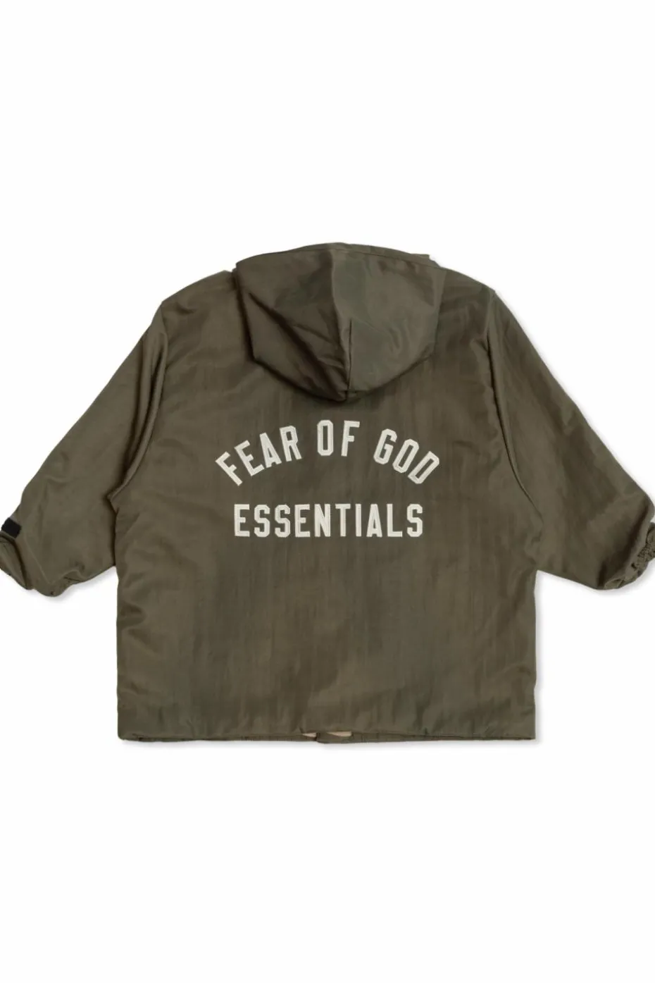 Fear Of God Essentials Kids GREEN Logo Jacket