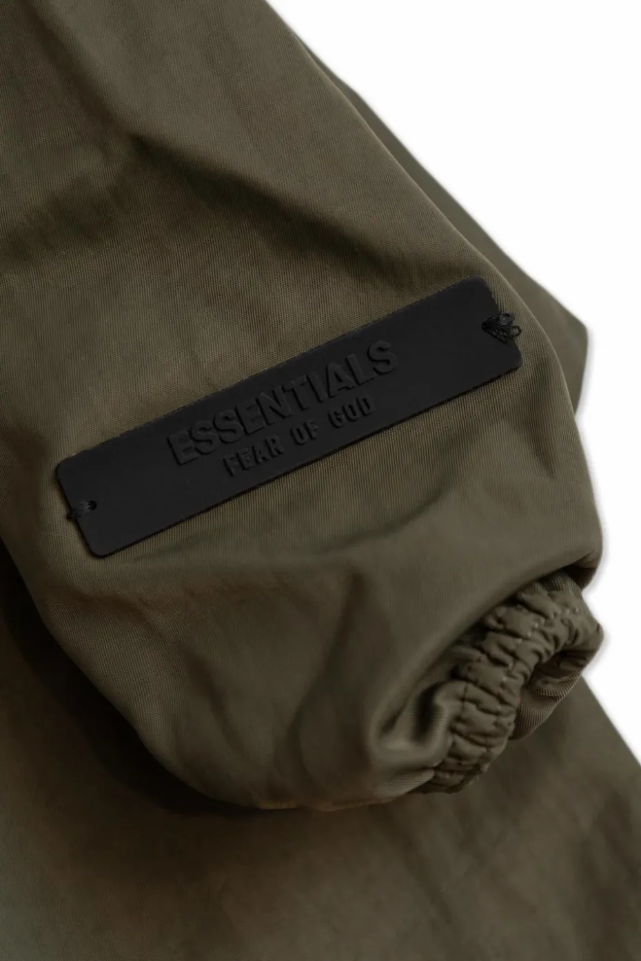 Fear Of God Essentials Kids GREEN Logo Jacket