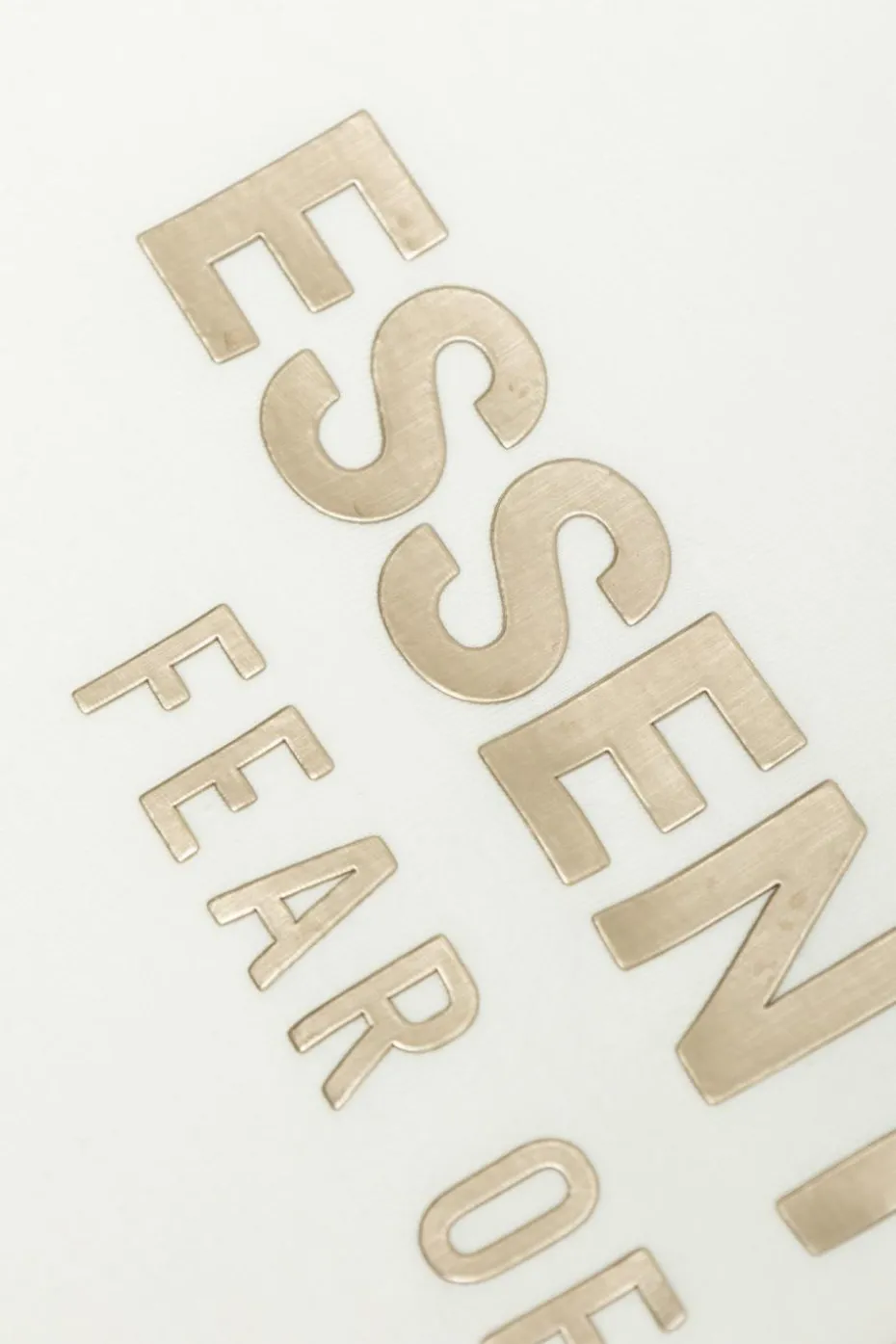 Fear Of God Essentials Kids WHITE T-shirt with logo
