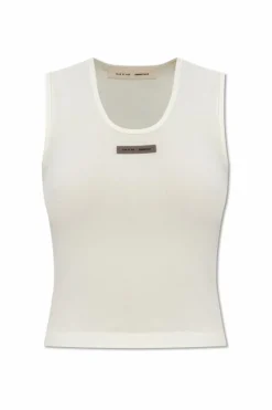 Fear Of God Essentials WHITE T-shirt with logo