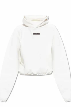 Fear Of God Essentials WHITE Sweatshirt with logo