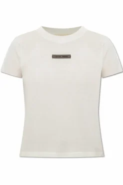 Fear Of God Essentials WHITE T-shirt with logo