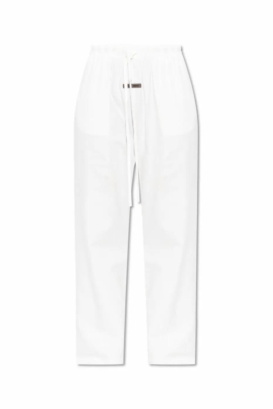 Fear Of God Essentials WHITE Cotton trousers