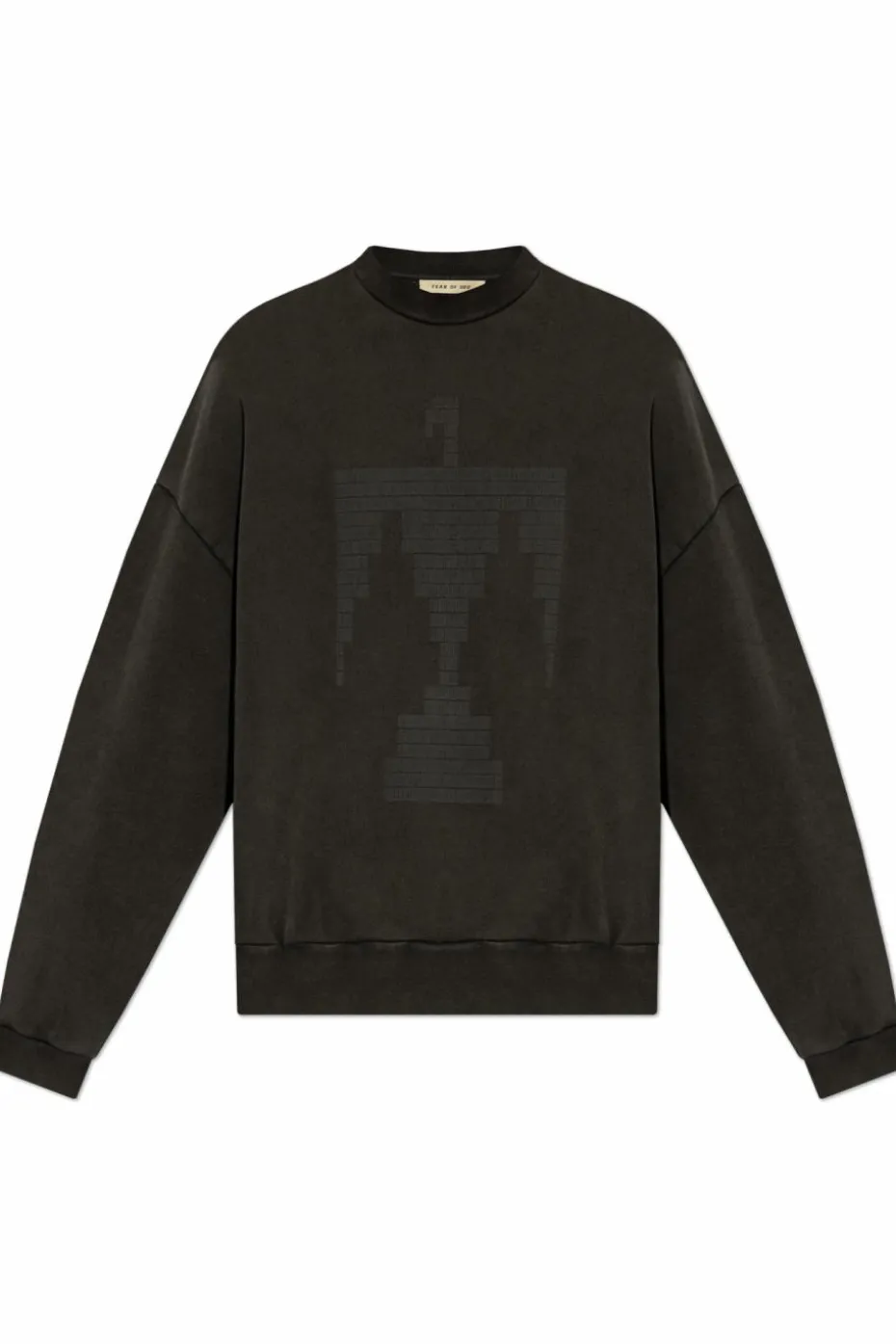 Fear Of God GREY Printed sweatshirt