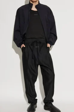 Fear Of God NAVY BLUE Jacket with stand-up collar
