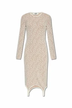Fendi beige Dress with floral pattern