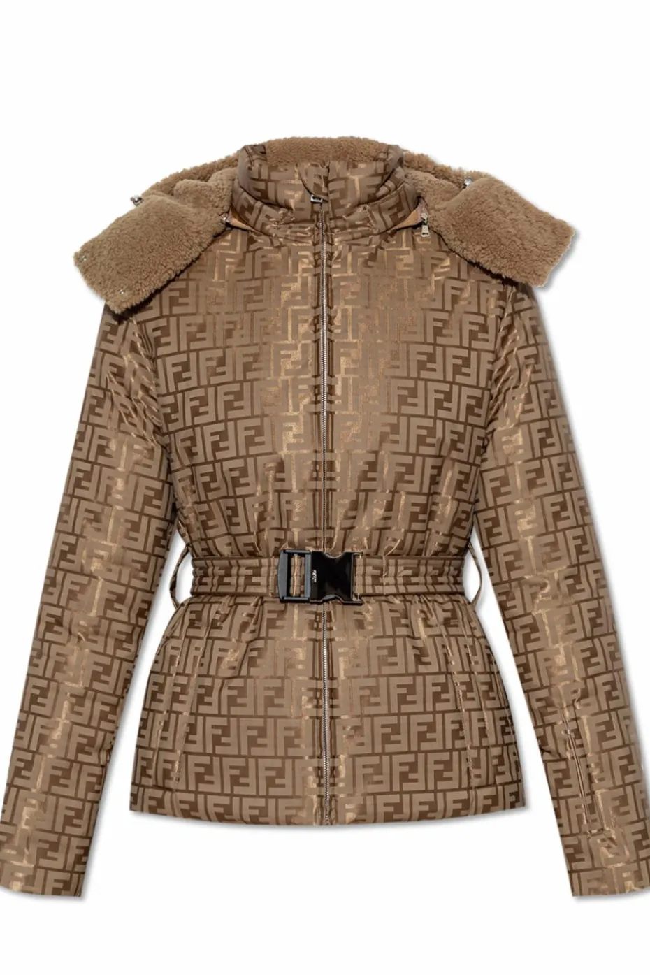Fendi beige Insulated ski jacket