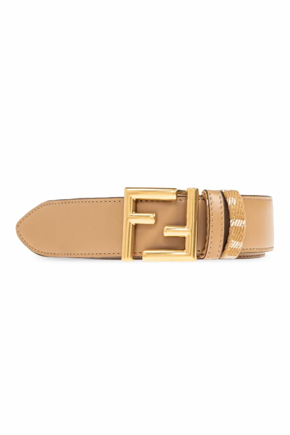 Fendi beige Leather belt