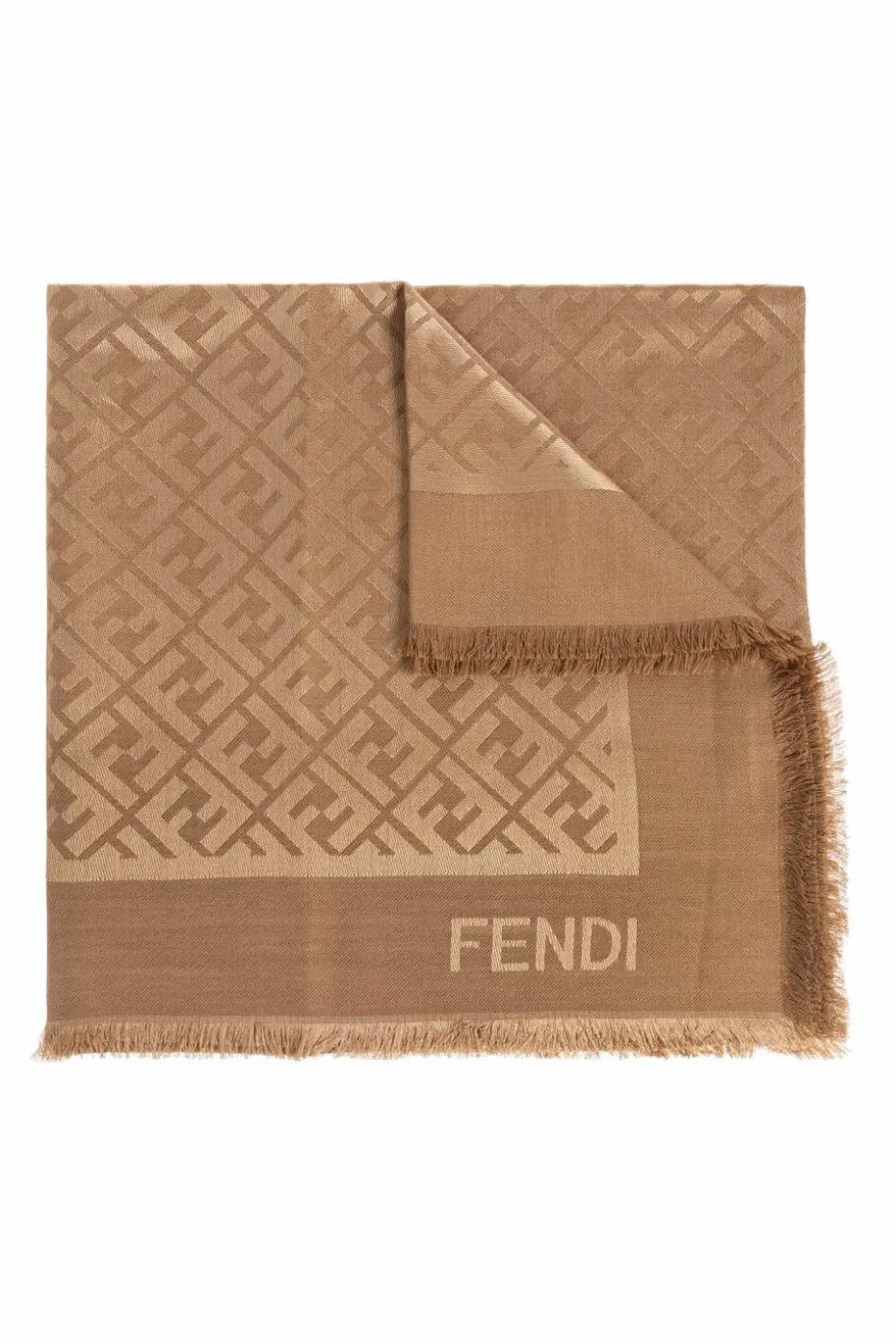 Fendi beige Scarf with monogram