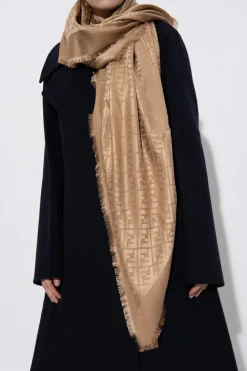 Fendi beige Scarf with monogram