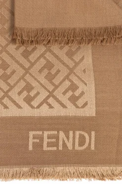 Fendi beige Scarf with monogram