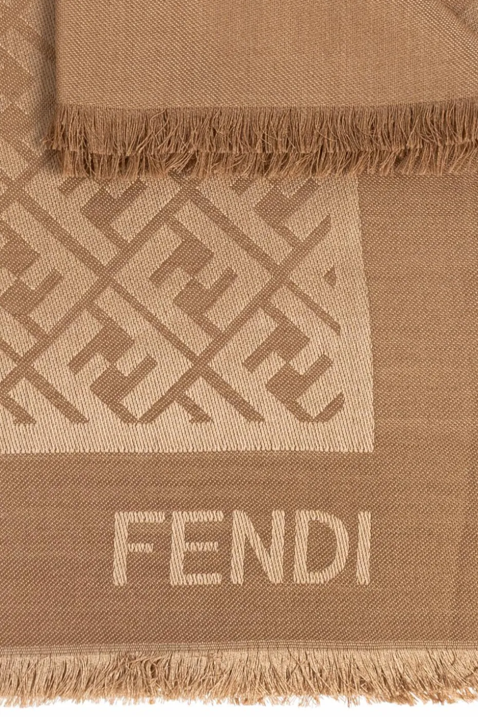 Fendi beige Scarf with monogram