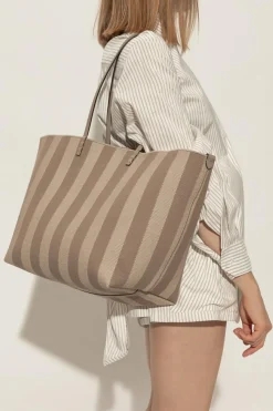 Fendi beige shopper type bag