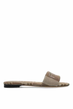 Fendi beige Slides Sunshine
