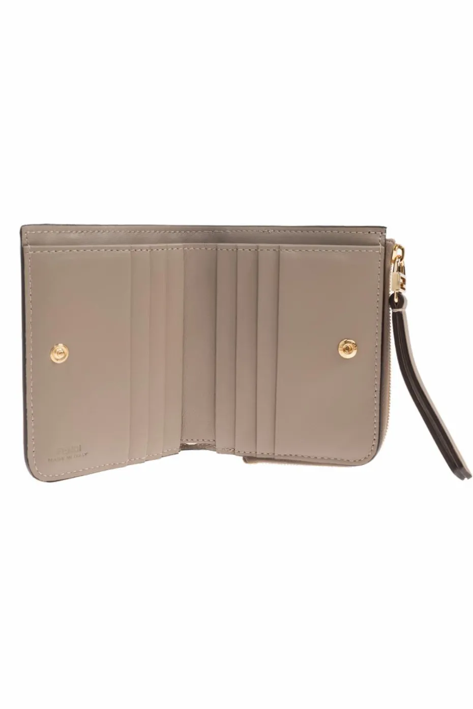 Fendi beige Slim `Baguette` wallet
