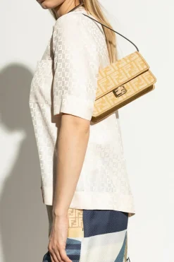 Fendi beige Wallet on a chain