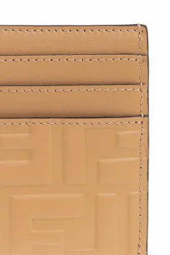 Fendi beige Wallet with logo