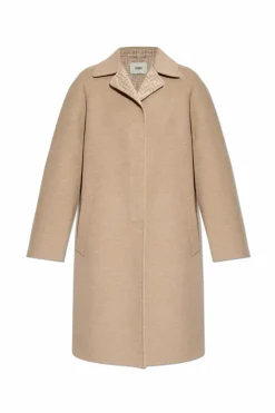 Fendi beige Wool Coat