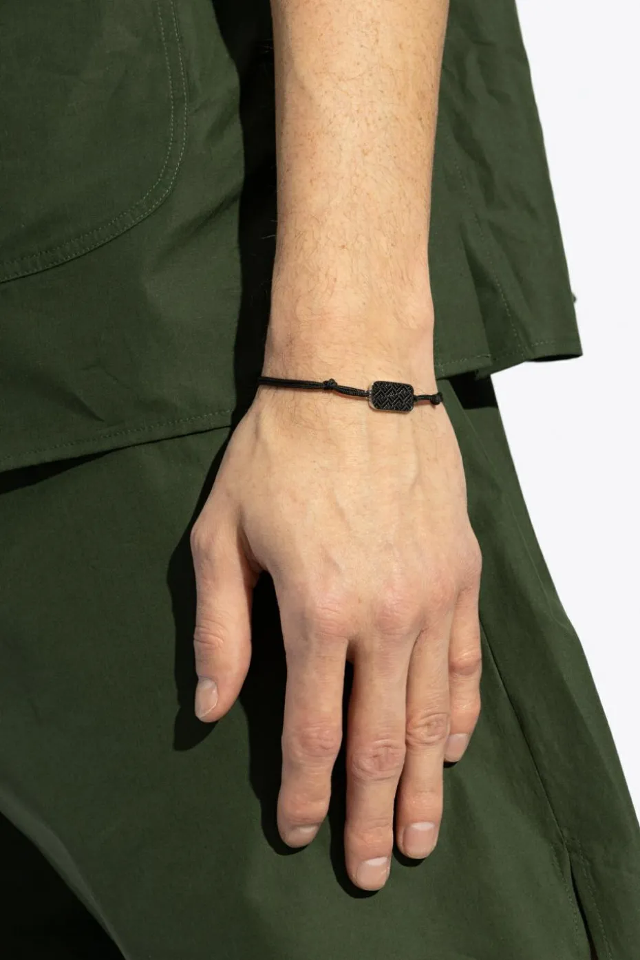 Fendi BLACK Bracelet with logo