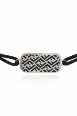 Fendi BLACK Bracelet with logo