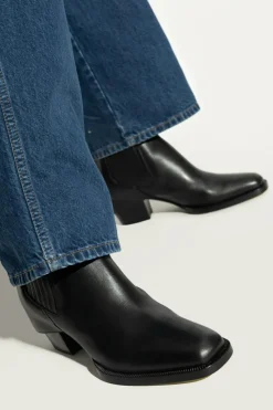 Fendi BLACK Heeled ankle boots Show