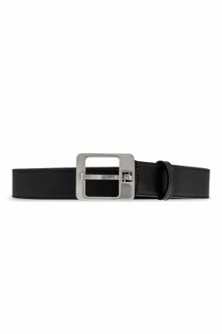 Fendi BLACK Leather belt